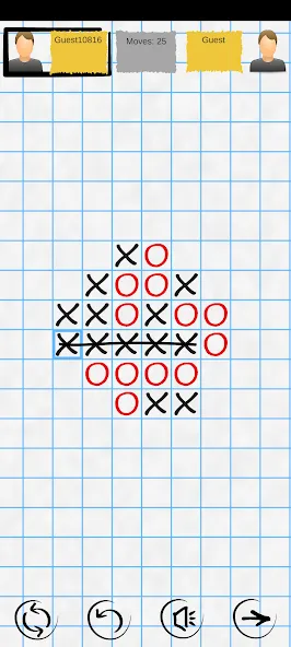 Tic Tac Toe Online: Mega XO [МОД Mega Pack] Screenshot 1