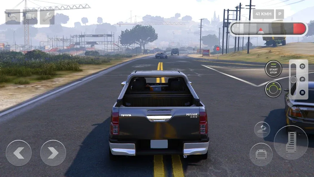 Toyota Hilux 4x4 Mountain Ride (Тойота Хайлюкс 44 Поездка по горам) [МОД Все открыто] Screenshot 2