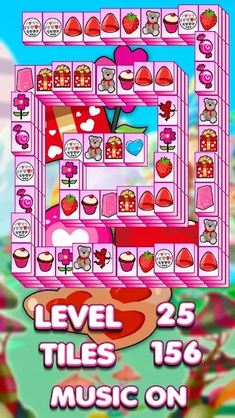 Lovely Mahjong [МОД Все открыто] Screenshot 4