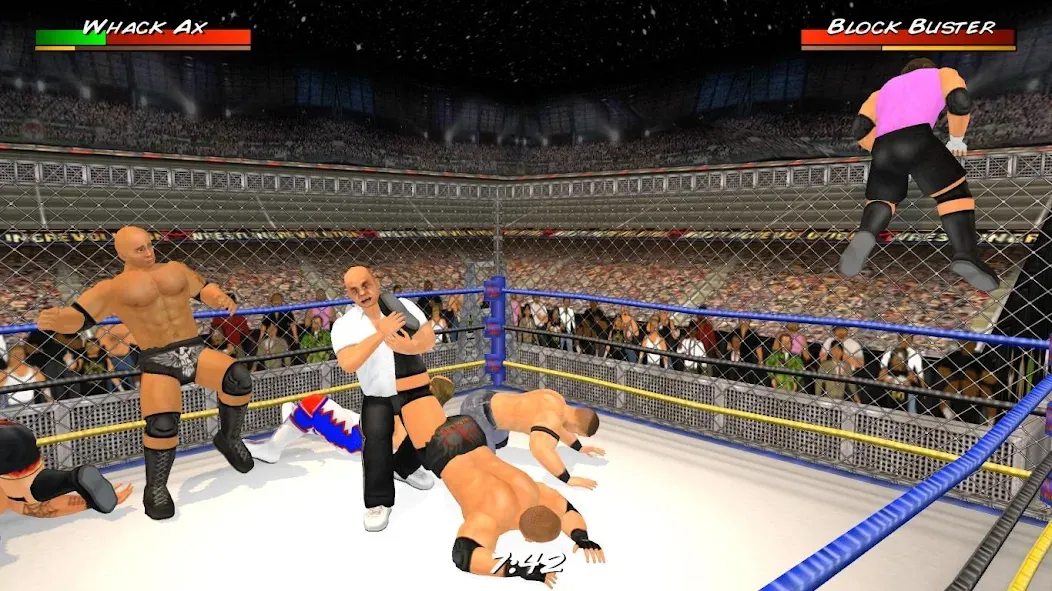 Wrestling Revolution 3D (Реслинг Революшн 3Д) [МОД Много монет] Screenshot 1