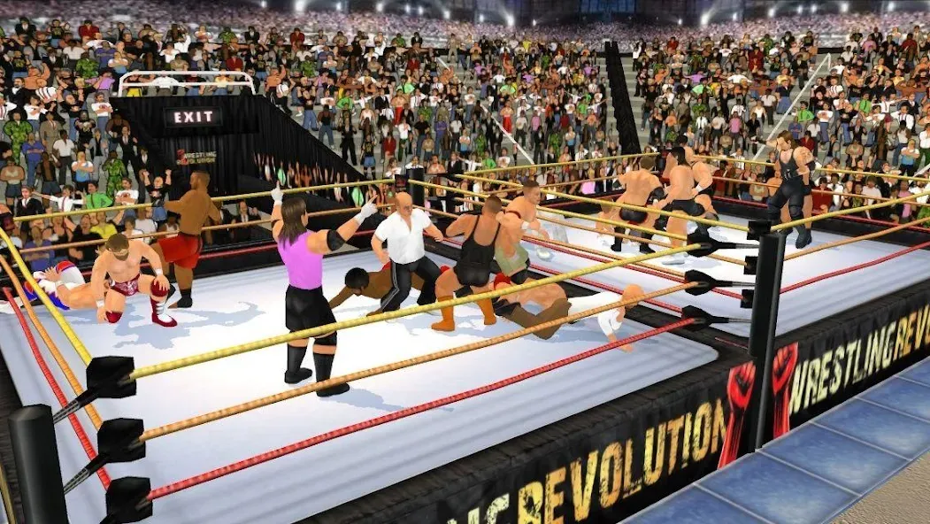 Wrestling Revolution 3D (Реслинг Революшн 3Д) [МОД Много монет] Screenshot 5