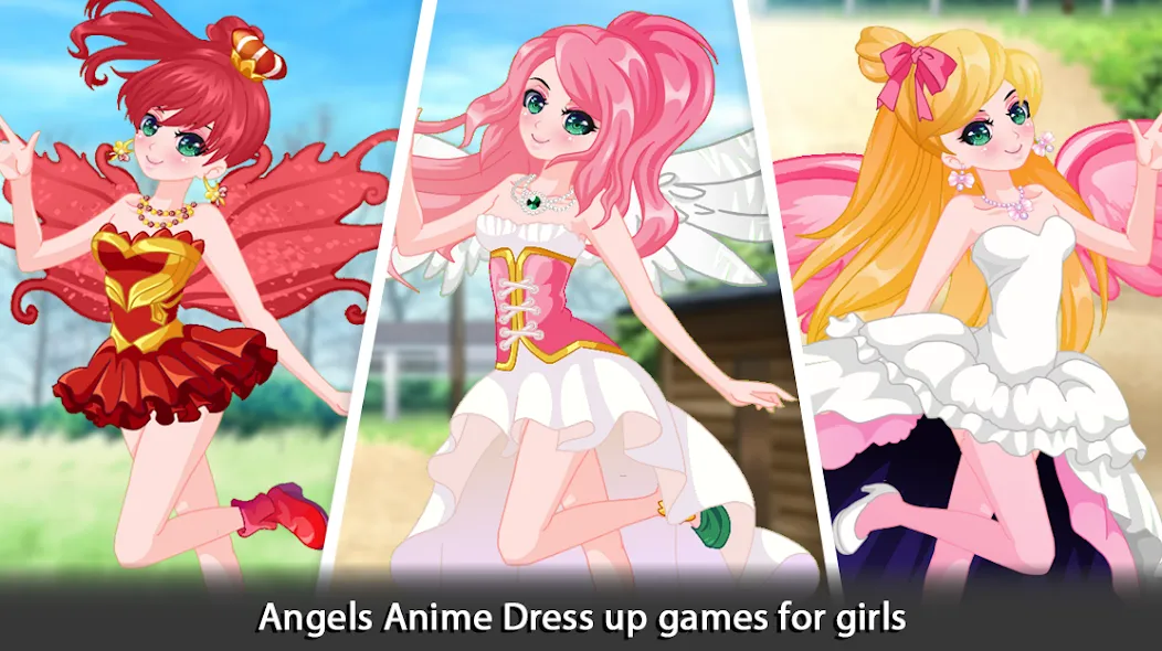 Dress Up Angel Anime Girl Game [МОД Бесконечные деньги] Screenshot 5