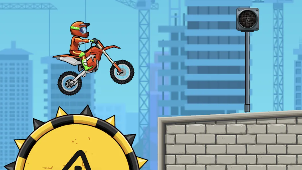 Moto X3M Bike Race Game (Мото 3М Игра на мотоциклах) [МОД Бесконечные монеты] Screenshot 1