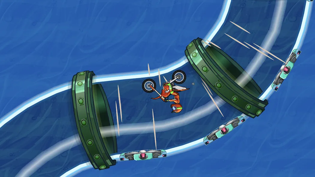 Moto X3M Bike Race Game (Мото 3М Игра на мотоциклах) [МОД Бесконечные монеты] Screenshot 3