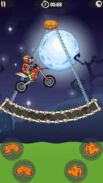 Moto X3M Bike Race Game (Мото 3М Игра на мотоциклах) [МОД Бесконечные монеты] Screenshot 4