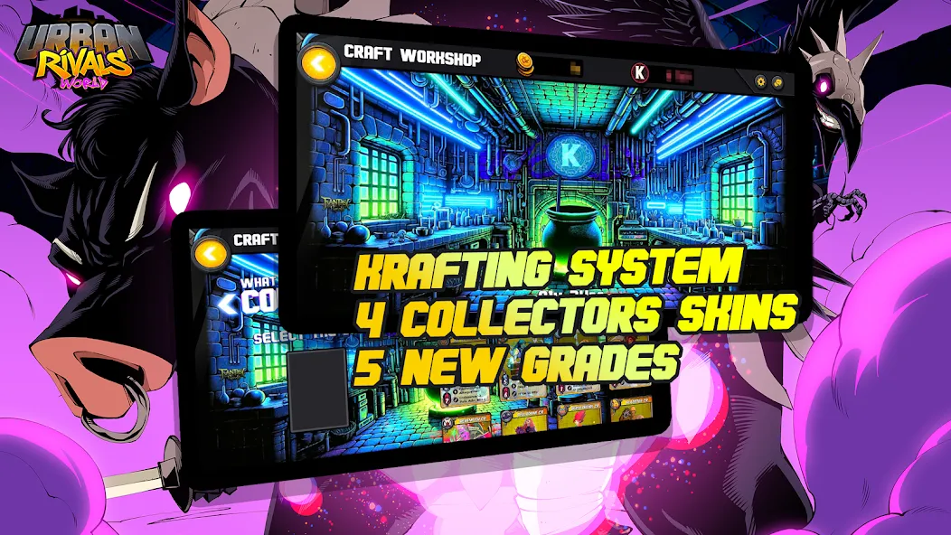 Urban Rivals (Урбан Ривалс ВОРЛД) [МОД Меню] Screenshot 2