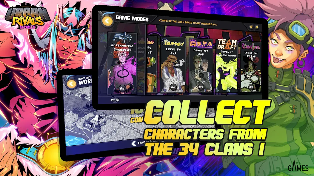 Urban Rivals (Урбан Ривалс ВОРЛД) [МОД Меню] Screenshot 3