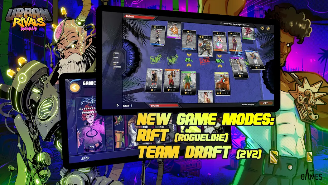 Urban Rivals (Урбан Ривалс ВОРЛД) [МОД Меню] Screenshot 4