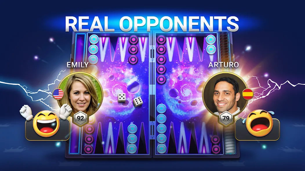 Backgammon Live - Online Games (Бэкгаммон Лайв) [МОД Unlimited Money] Screenshot 3