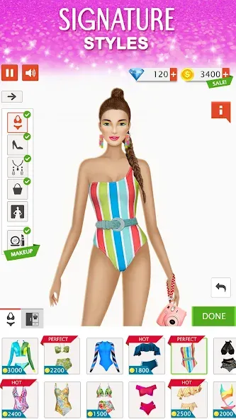 Fashion Stylist: Dress Up Game [МОД Бесконечные монеты] Screenshot 5