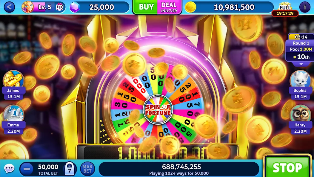 Jackpot Madness Slots Casino (Джекпотджой Слоты) [МОД Mega Pack] Screenshot 4