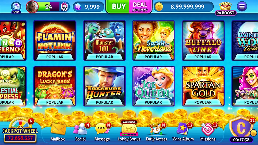 Jackpot Madness Slots Casino (Джекпотджой Слоты) [МОД Mega Pack] Screenshot 5