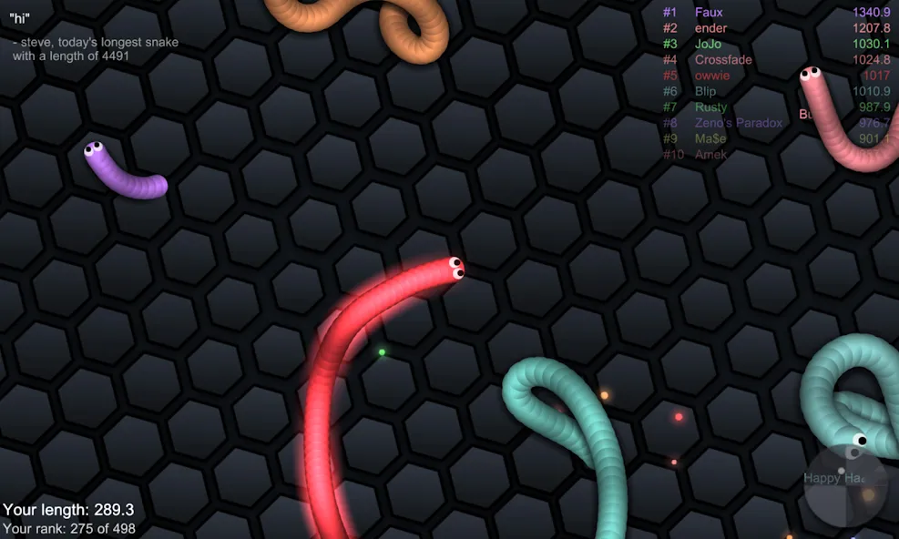slither.io [МОД Все открыто] Screenshot 2