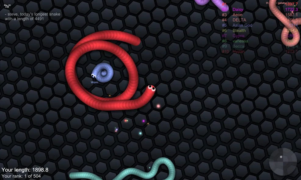 slither.io [МОД Все открыто] Screenshot 4
