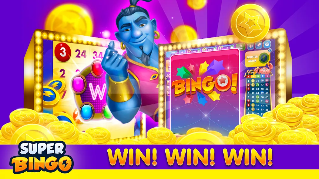 Super Bingo HD - Bingo Games (упер Бинго ) [МОД Все открыто] Screenshot 5