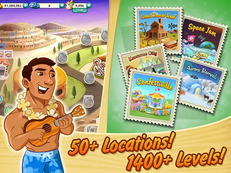 Kitchen Scramble: Cooking Game (Китчен Скрэмбл) [МОД Бесконечные деньги] Screenshot 2