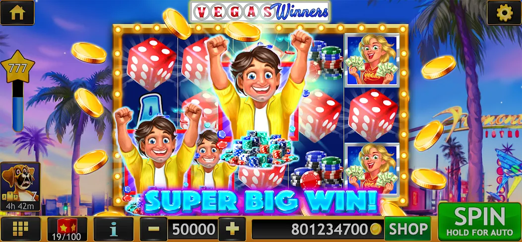 Slots of Luck: Vegas Casino (Слоты удачи) [МОД Меню] Screenshot 2