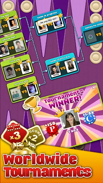 Backgammon Arena (Бэкгаммон Арена) [МОД Все открыто] Screenshot 3