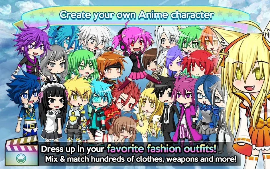 Gacha Studio (Anime Dress Up) (Гача Студио) [МОД Много монет] Screenshot 2