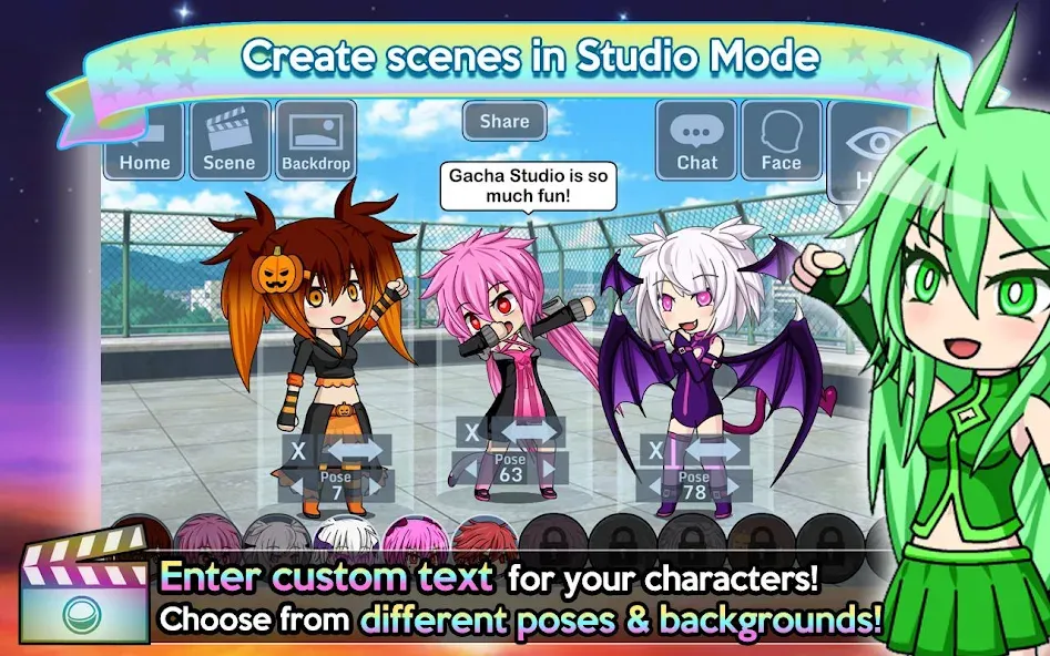 Gacha Studio (Anime Dress Up) (Гача Студио) [МОД Много монет] Screenshot 3