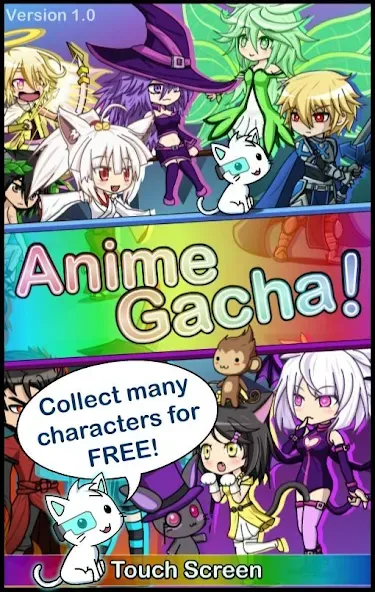 Anime Gacha! (Simulator & RPG) [МОД Mega Pack] Screenshot 1