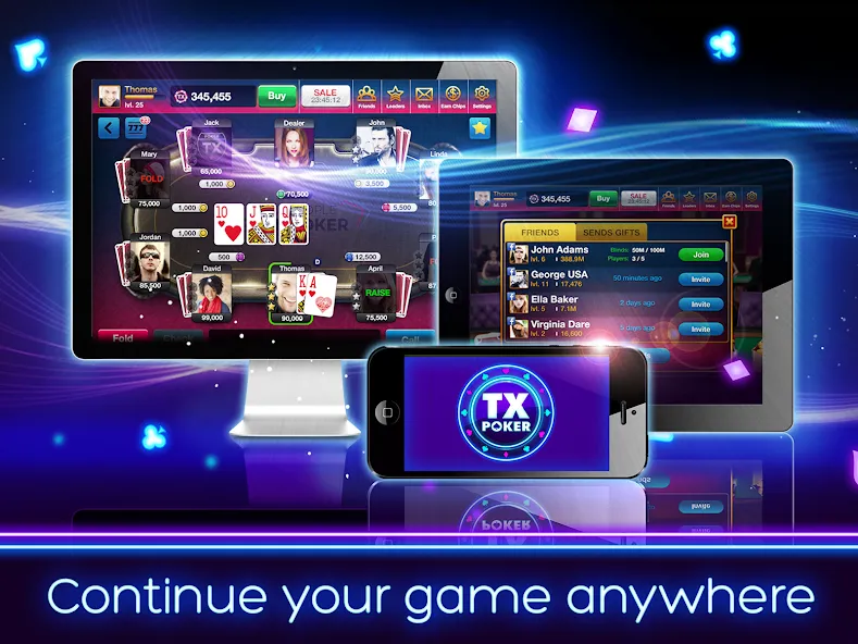TX Poker - Texas Holdem Poker [МОД Unlocked] Screenshot 5
