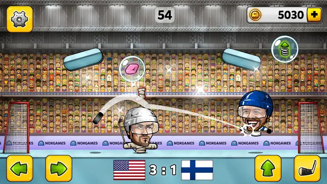 Puppet Hockey: Pond Head [МОД Много монет] Screenshot 2