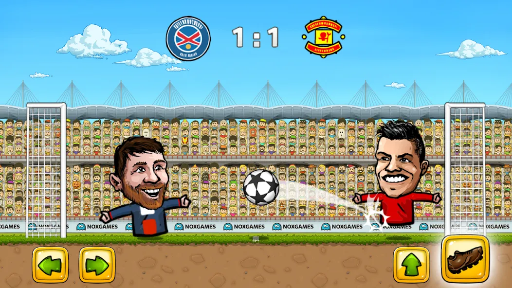 Puppet Soccer: Champs League (Паппет Соккер) [МОД Бесконечные монеты] Screenshot 2