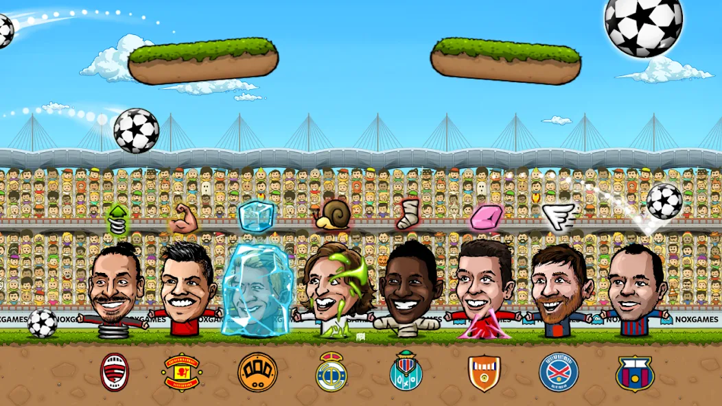 Puppet Soccer: Champs League (Паппет Соккер) [МОД Бесконечные монеты] Screenshot 3