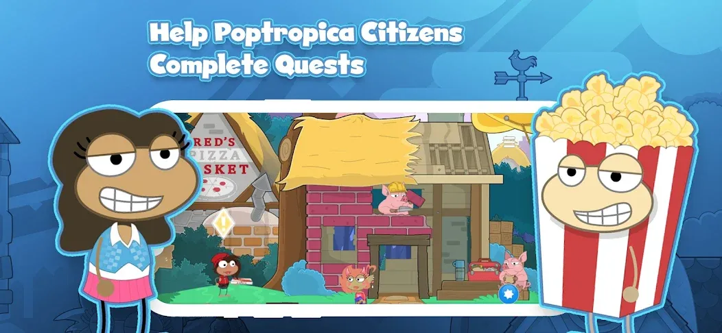 Poptropica: Fun Kids Adventure (Поптропика) [МОД Menu] Screenshot 3