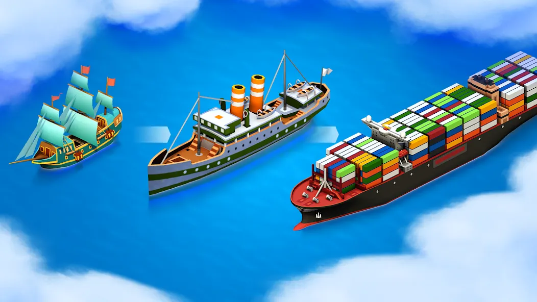 Sea Port: Cargo Boat Tycoon (Си Порт) [МОД Unlocked] Screenshot 2