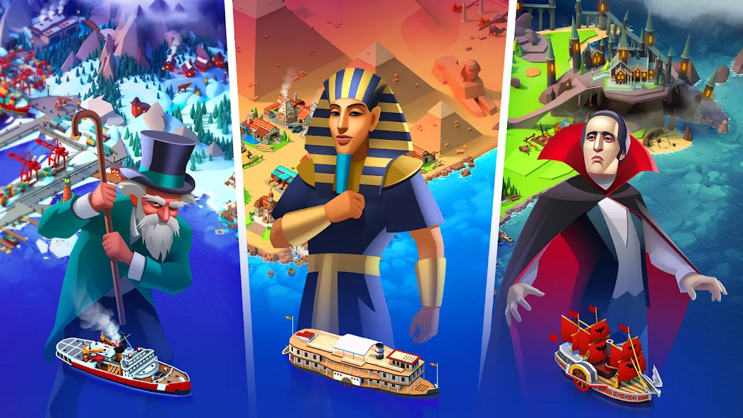 Sea Port: Cargo Boat Tycoon (Си Порт) [МОД Unlocked] Screenshot 3