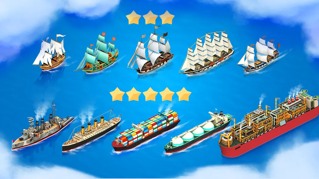 Sea Port: Cargo Boat Tycoon (Си Порт) [МОД Unlocked] Screenshot 4
