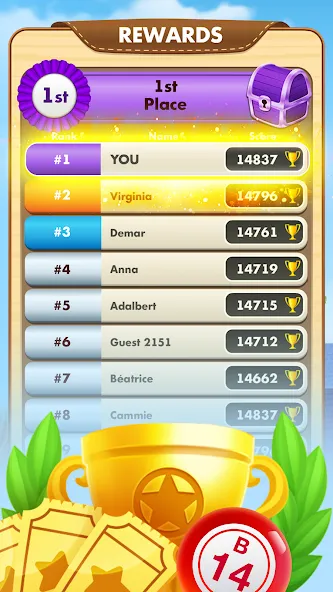 Bingo Country Boys: Tournament (Бинго Кантри Бойз) [МОД Бесконечные монеты] Screenshot 3