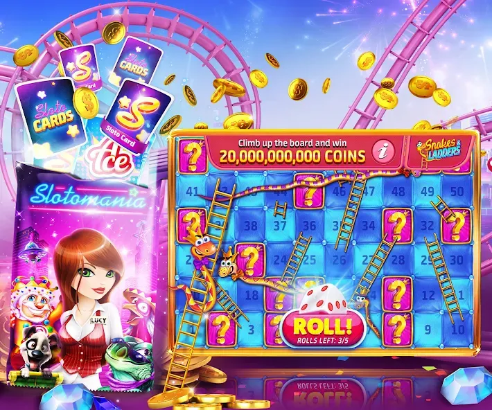 Slotomania™ Slots Casino Games (Слотомания) [МОД Menu] Screenshot 5