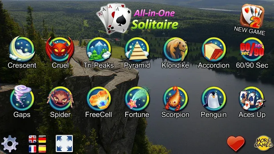 All-in-One Solitaire [МОД Много монет] Screenshot 1