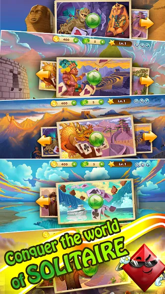 Solitaire Journey (Солитер Джорни) [МОД Все открыто] Screenshot 2