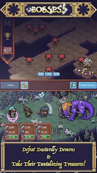 Cave Heroes:Idle Dungeon RPG (Кейв Хероес) [МОД Бесконечные деньги] Screenshot 2