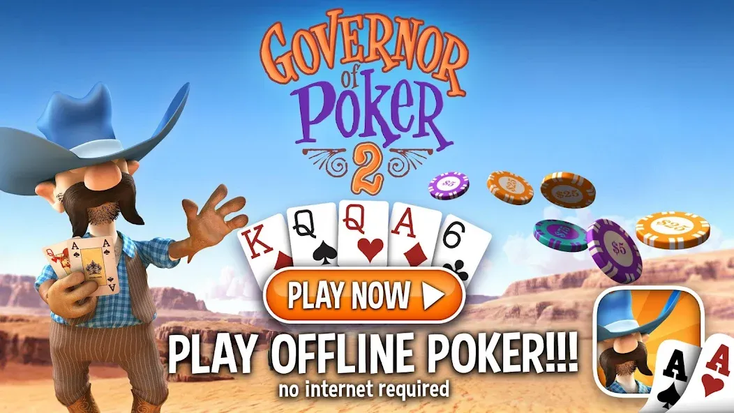 Governor of Poker 2 - Offline [МОД Все открыто] Screenshot 1