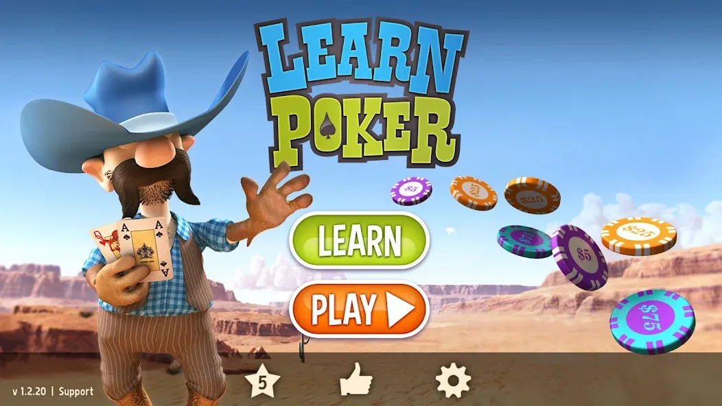 Learn Poker - How to Play [МОД Много денег] Screenshot 1