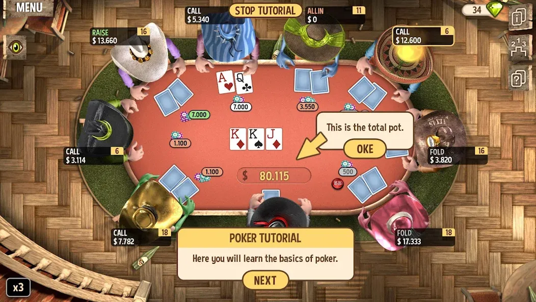 Learn Poker - How to Play [МОД Много денег] Screenshot 2