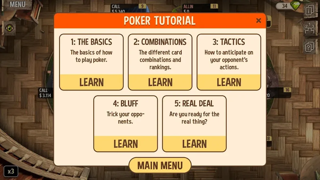 Learn Poker - How to Play [МОД Много денег] Screenshot 3