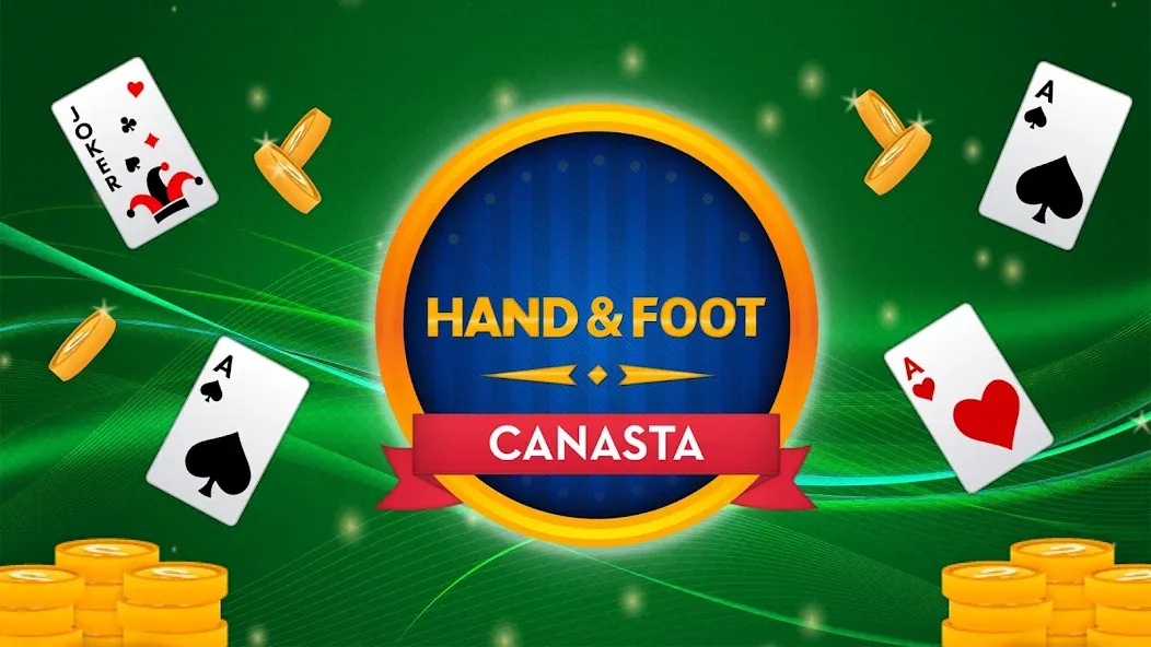 Hand and Foot Canasta [МОД Много монет] Screenshot 1