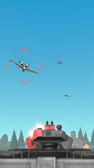 Air Defense: Airplane Shooting (Эйр Дефенс) [МОД Unlimited Money] Screenshot 1