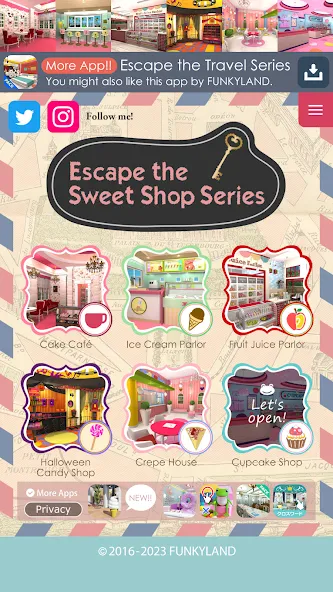 Escape the Sweet Shop Series (Эксперименты в кондитерской серии) [МОД Много монет] Screenshot 1
