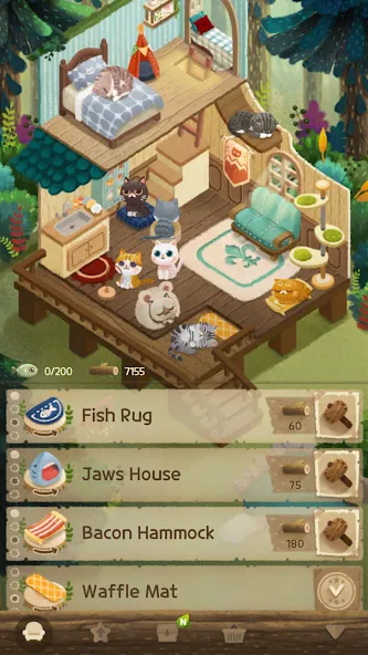 Secret Cat Forest (Сикрет Кэт Форест) [МОД Бесконечные монеты] Screenshot 4