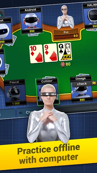 Poker Arena: texas holdem game (Покер Арена) [МОД Много денег] Screenshot 5