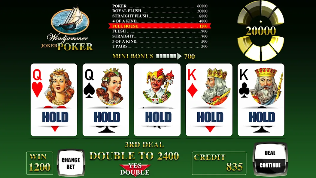 Windjammer Poker (Уиндджаммер Покер) [МОД Бесконечные монеты] Screenshot 2