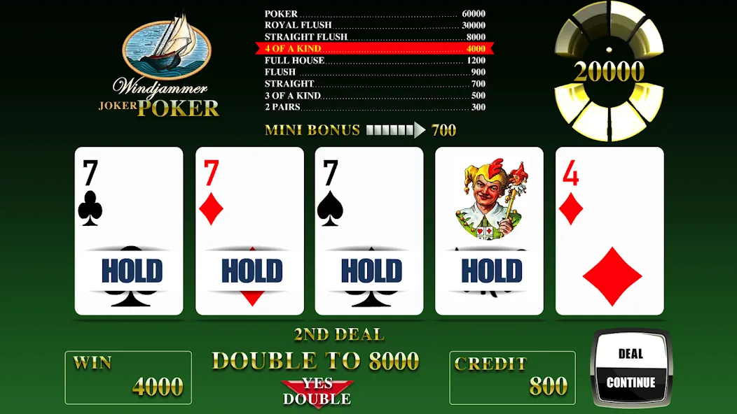 Windjammer Poker (Уиндджаммер Покер) [МОД Бесконечные монеты] Screenshot 3
