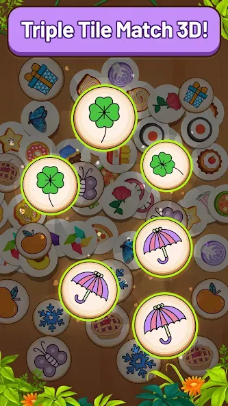 Triple Tile 3D: Connect Puzzle (Трипл Тайл 3Д) [МОД Все открыто] Screenshot 2